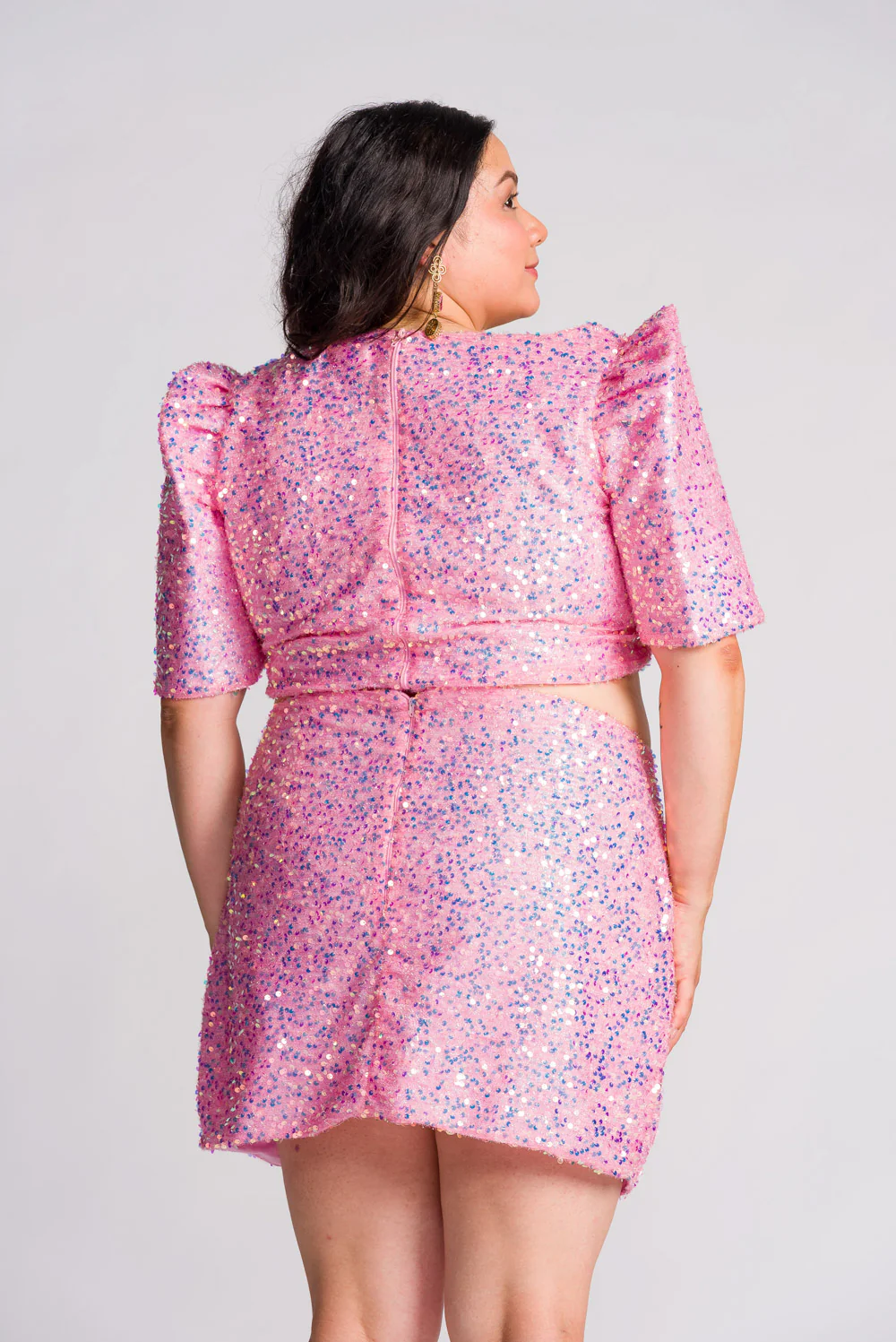 'Binibini' Sequin Mini Skirt (Pastel Pink) - Image 19