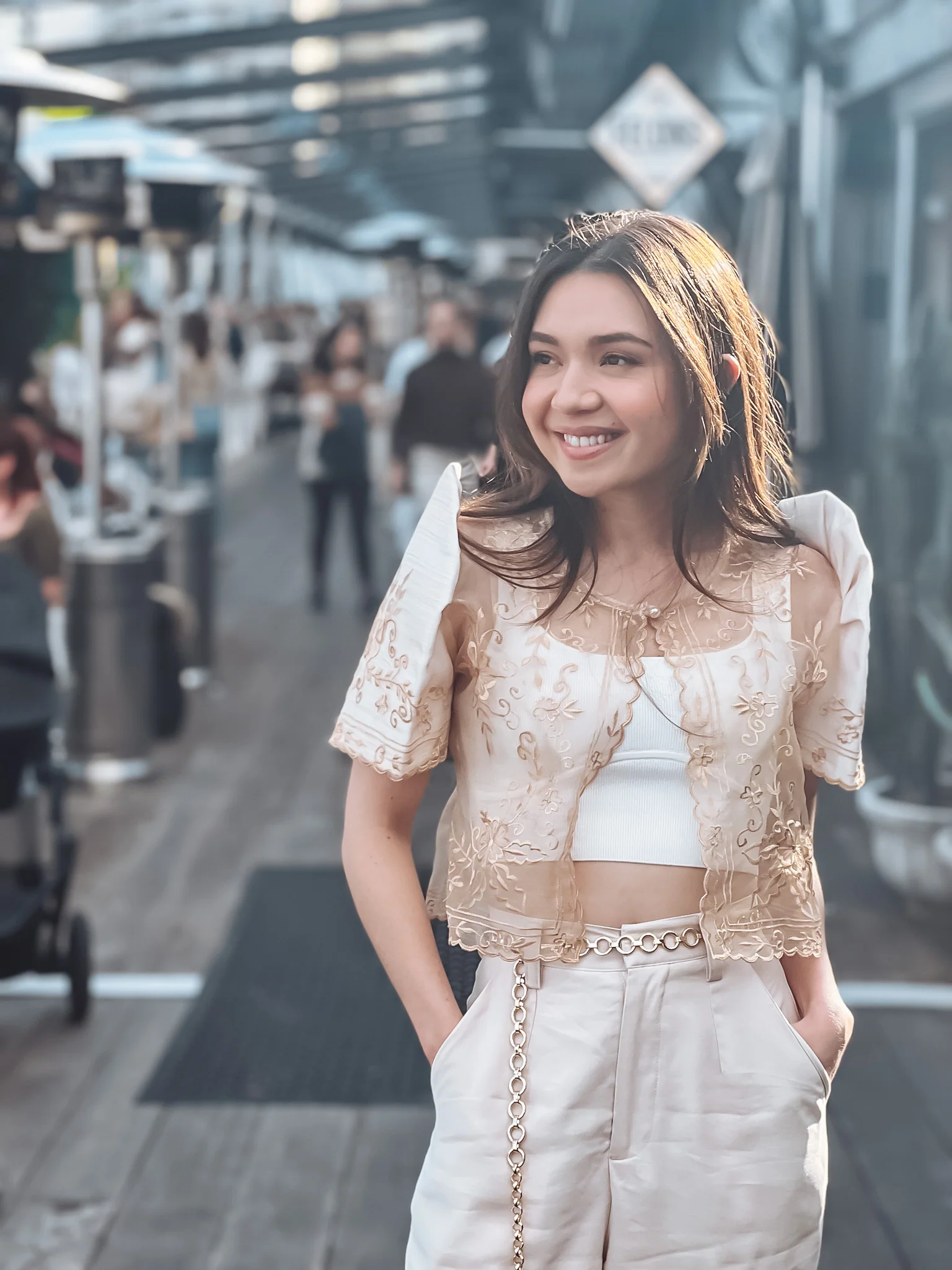'Carmen' Filipiniana Bolero (Cream) - Image 14