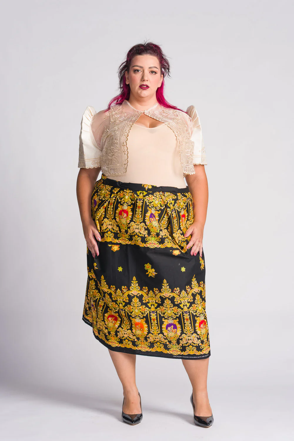 'Carmen' Filipiniana Bolero (Cream) - Image 9