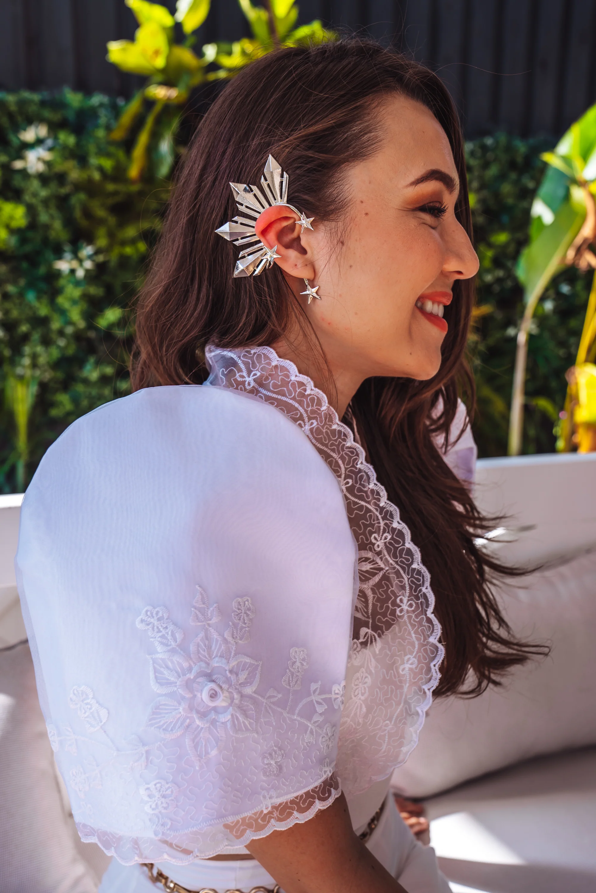 'Catriona' Sun & Stars Ear Cuff (Silver | Original) - Image 8