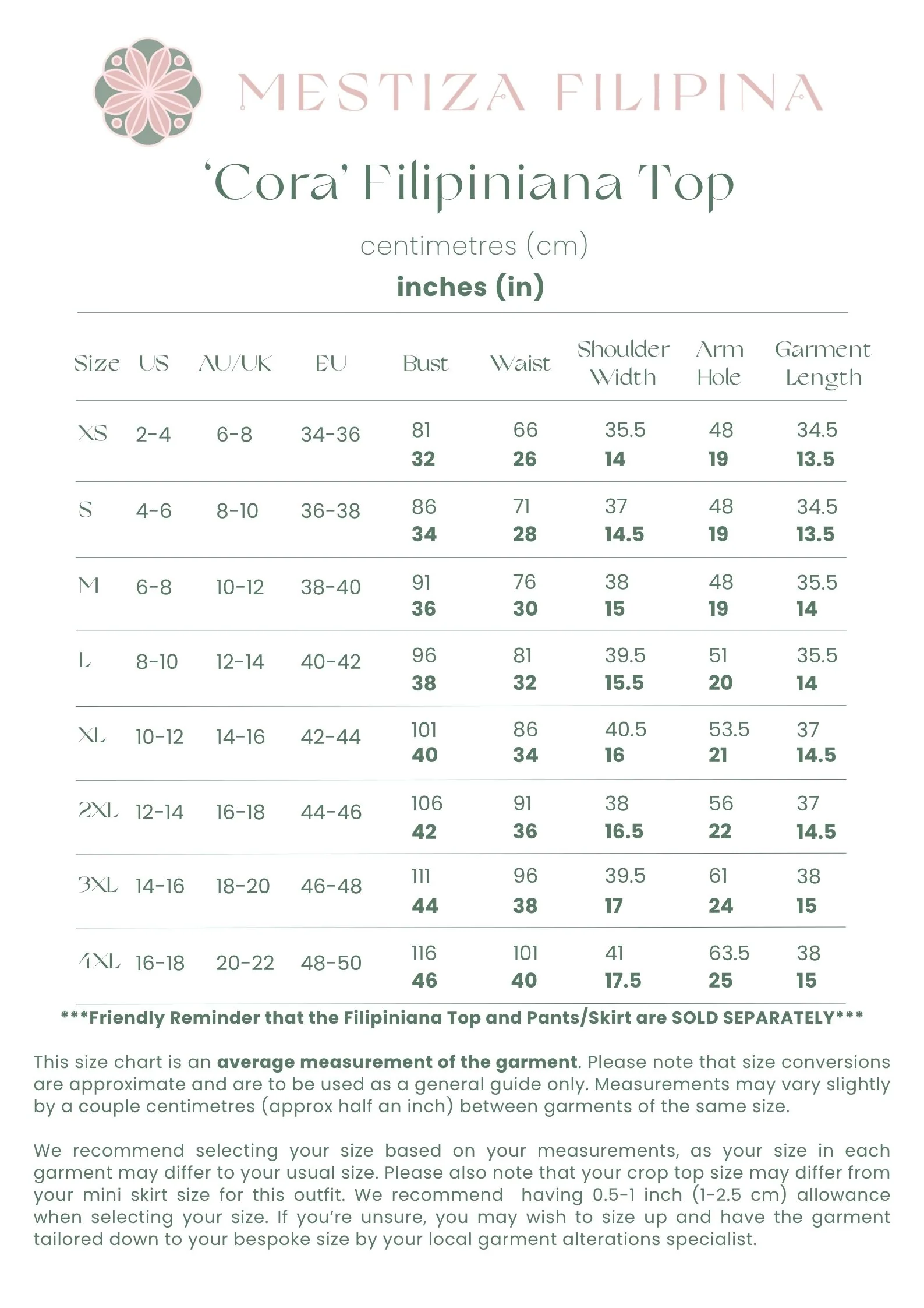 'Cora' Modern Filipiniana Wrap Top (Oat) - Image 14