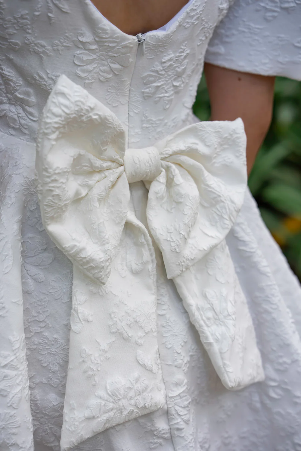 'Love' Mini Filipiniana Dress (Snow White) - Image 22