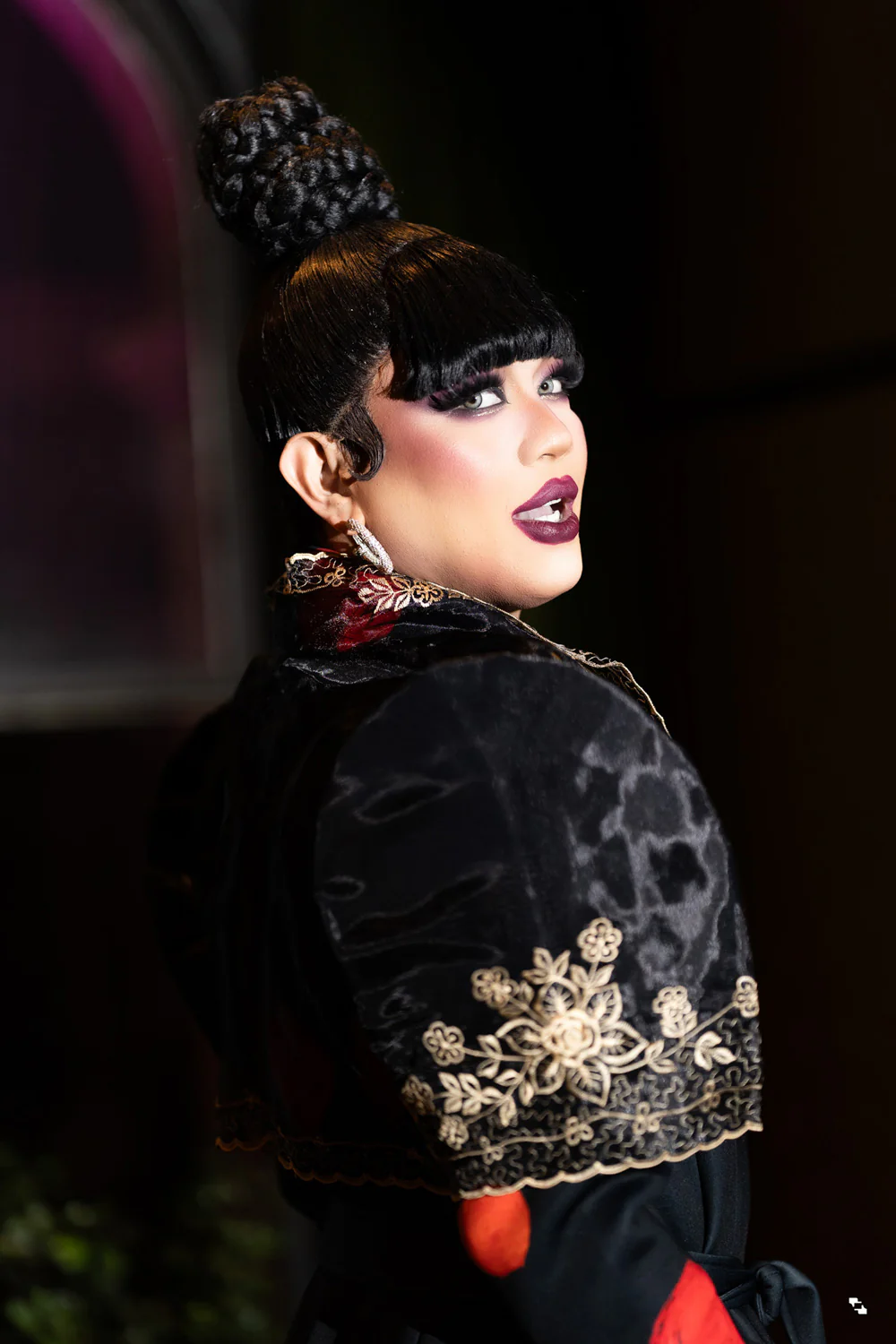 'Luisa' Bolero Filipiniana Sleeves (Black) - Image 20