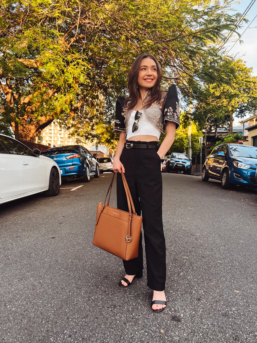 'Luisa' Bolero Filipiniana Sleeves (Black) - Image 22