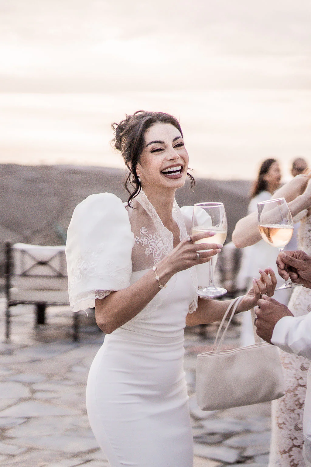 'Luisa' Bolero Filipiniana Sleeves (Ivory White) - Image 14