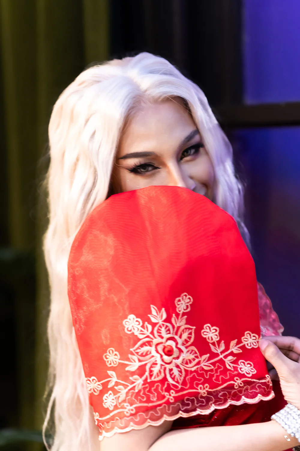 'Luisa' Bolero Filipiniana Sleeves (Red) - Image 15