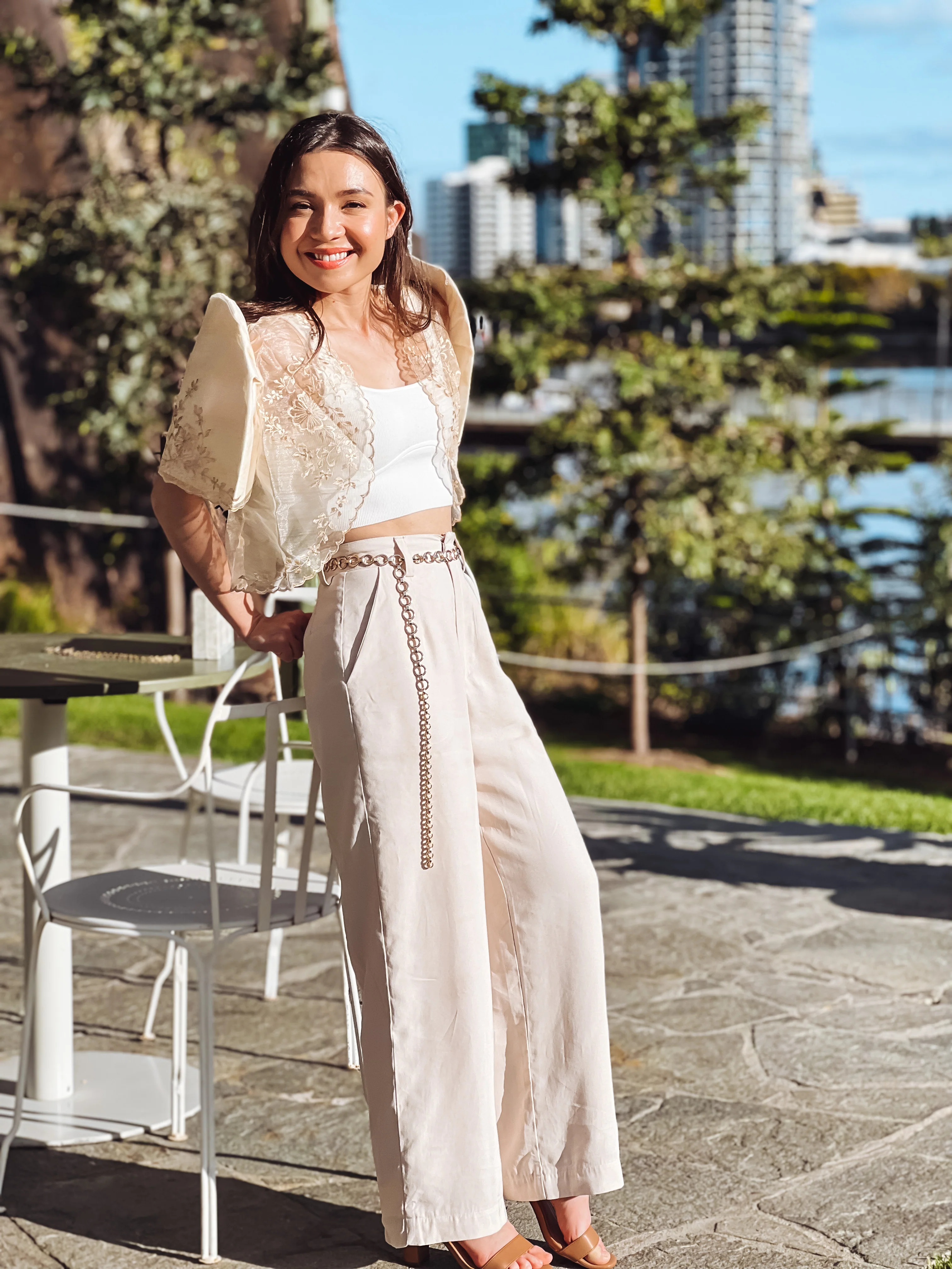 'Maria' Filipiniana Bolero (Cream) - Image 15