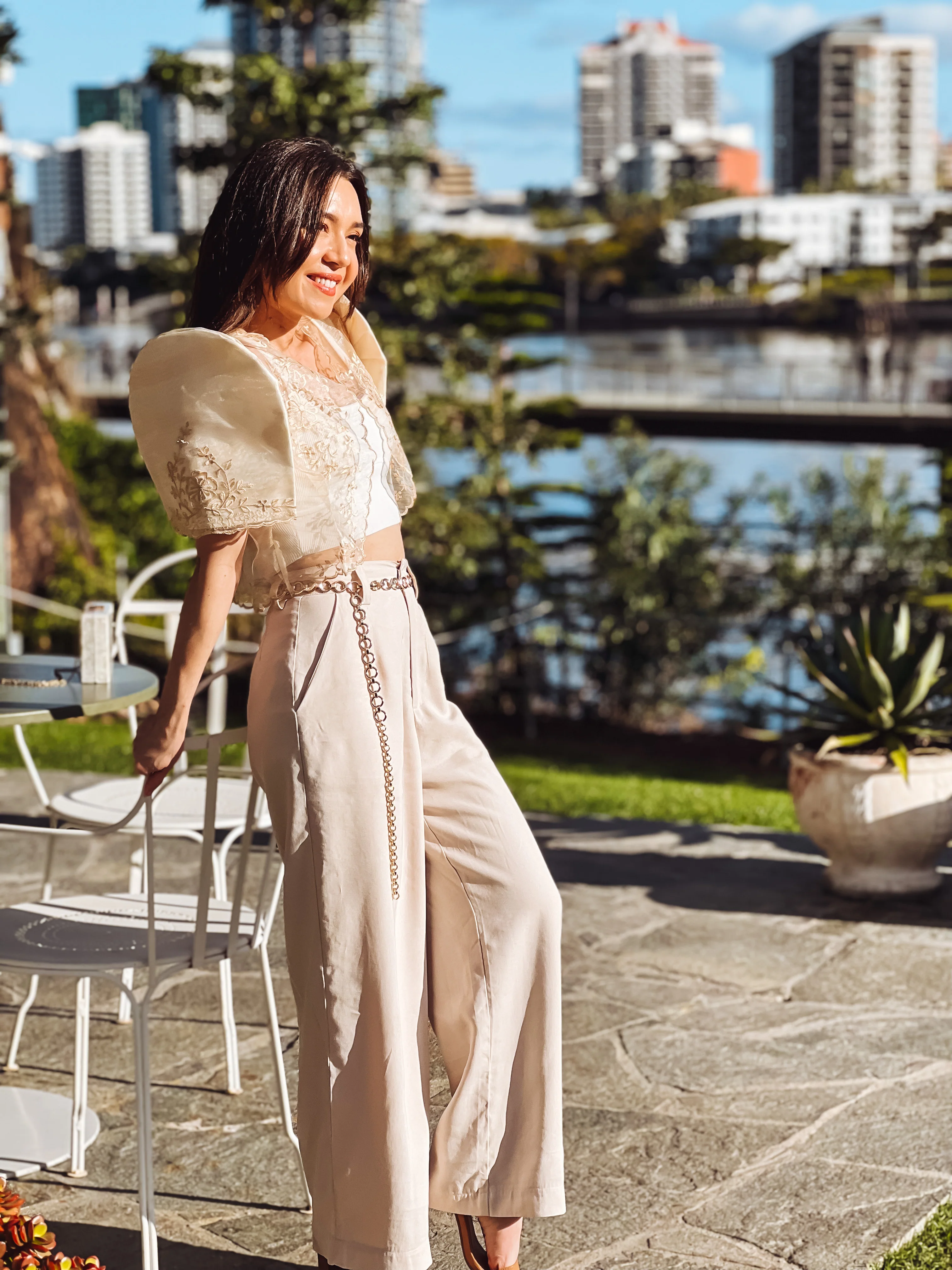 'Maria' Filipiniana Bolero (Cream) - Image 18