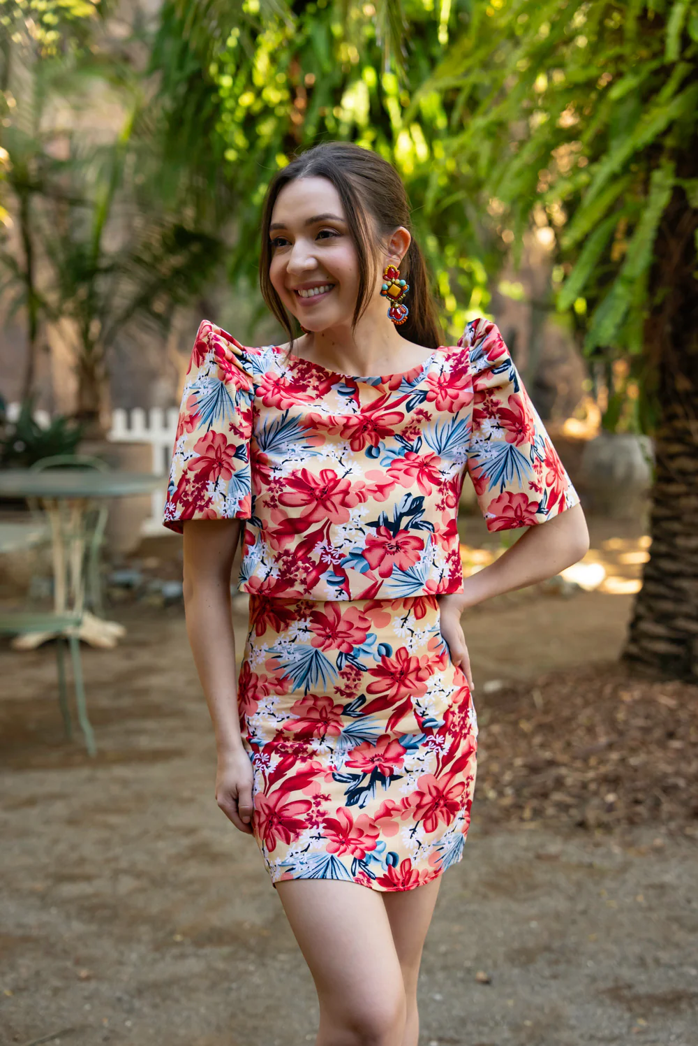 'Nida' Mini Skirt (Floral) - Image 15