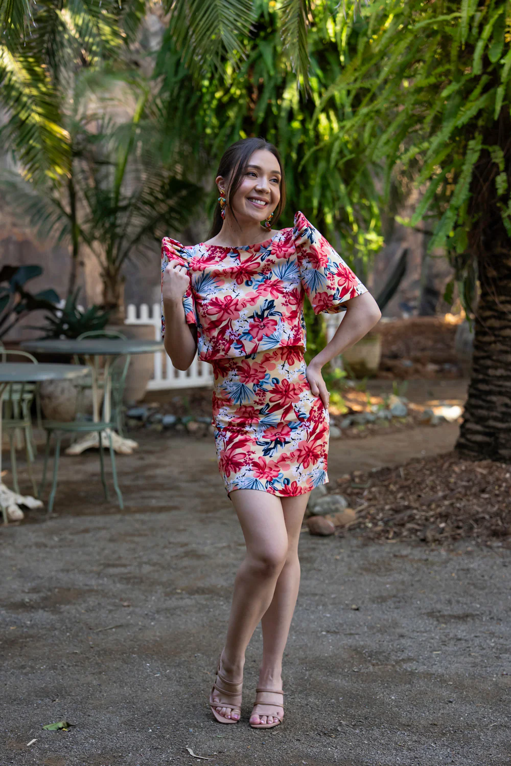 'Nida' Mini Skirt (Floral) - Image 17