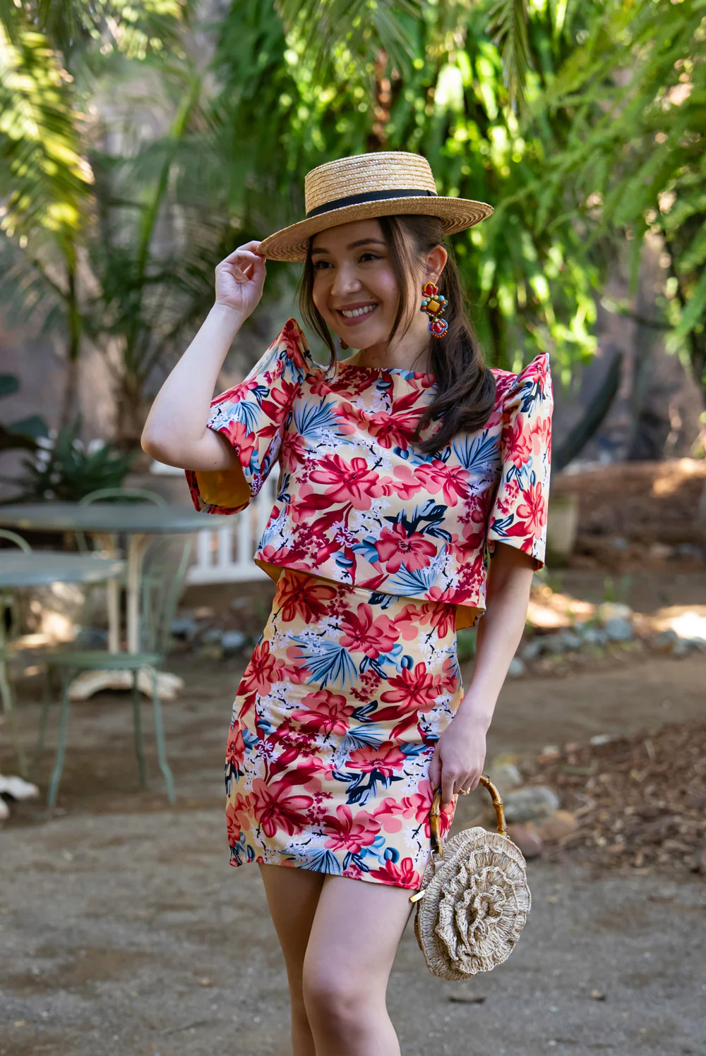 'Nida' Mini Skirt (Floral) - Image 20