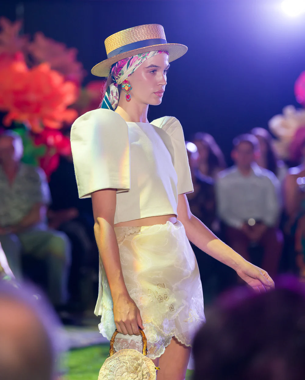 'Nida' Mini Skirt (Oat) - Image 30