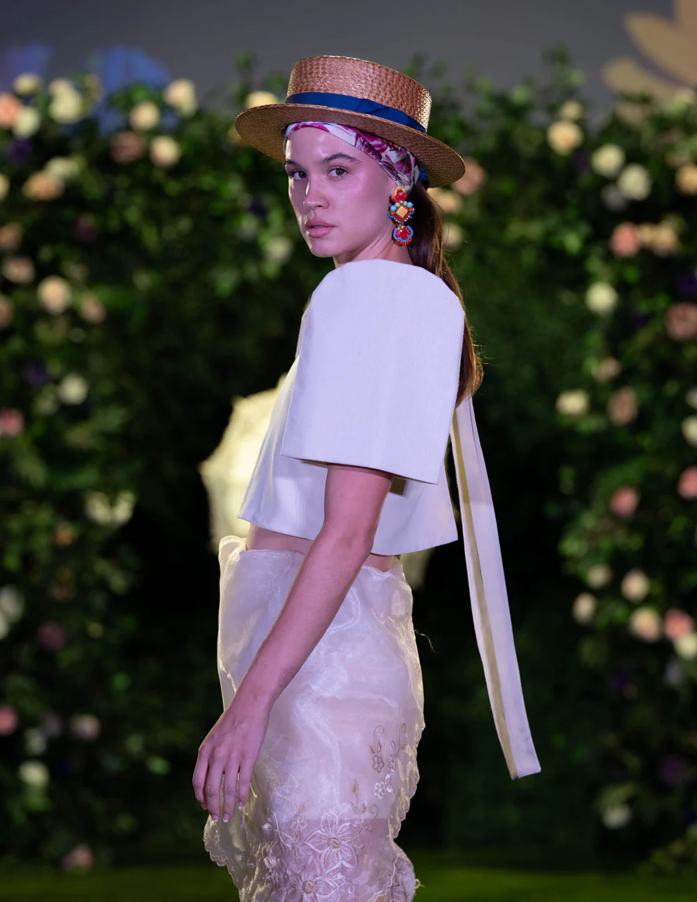 'Nida' Mini Skirt (Oat) - Image 28