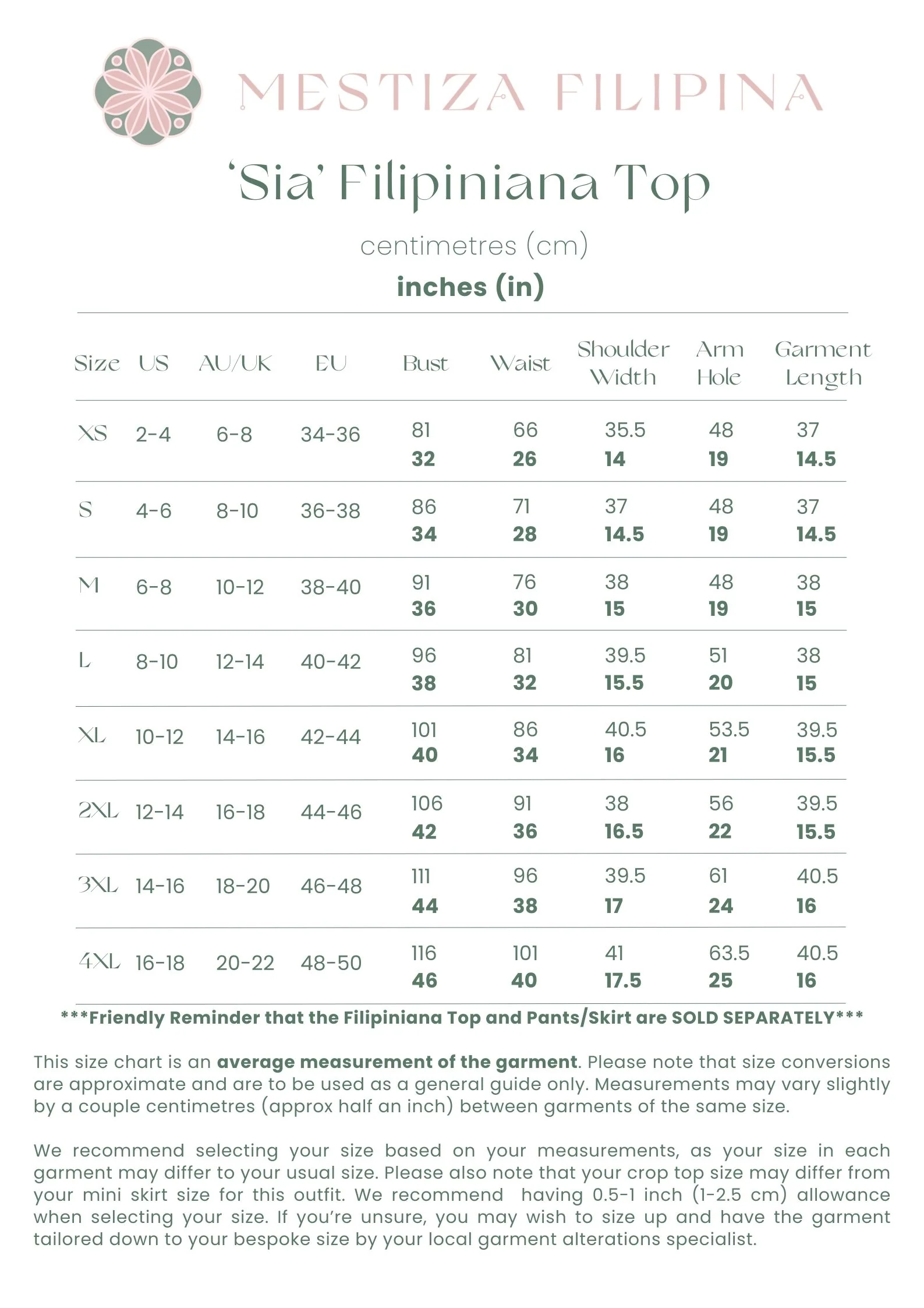 'Sia' Modern Filipiniana Top (Floral) - Image 9