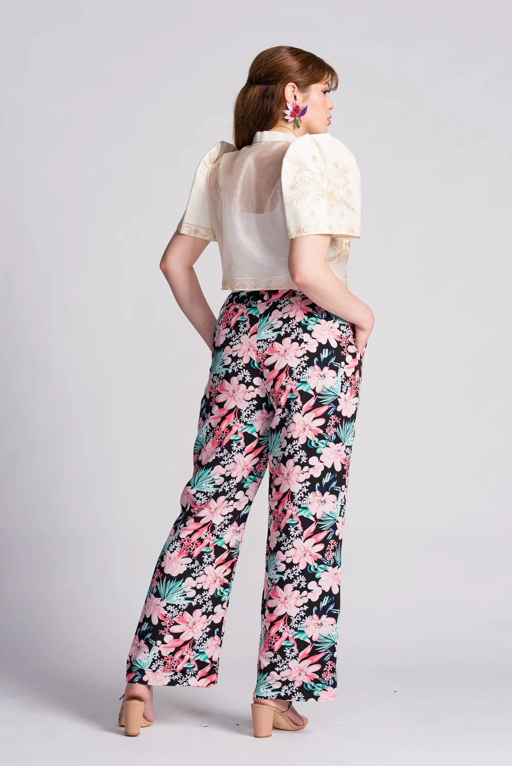 'Mutya' Filipiniana Bolero (Cream) - Image 5