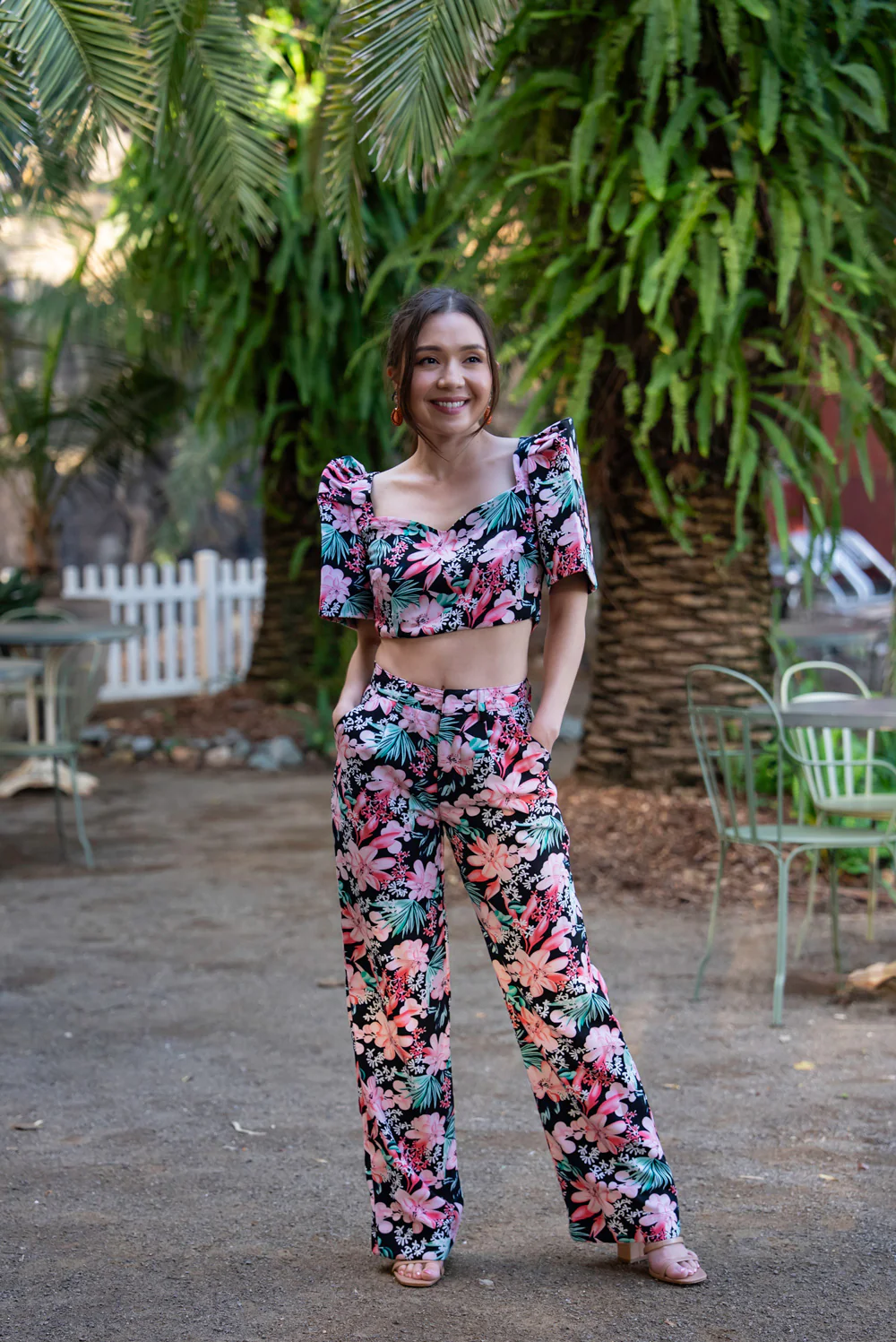 'Sia' Modern Filipiniana Top (Floral) - Image 23