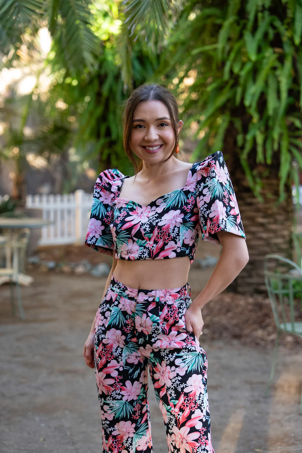 'Sia' Modern Filipiniana Top (Floral) - Image 22