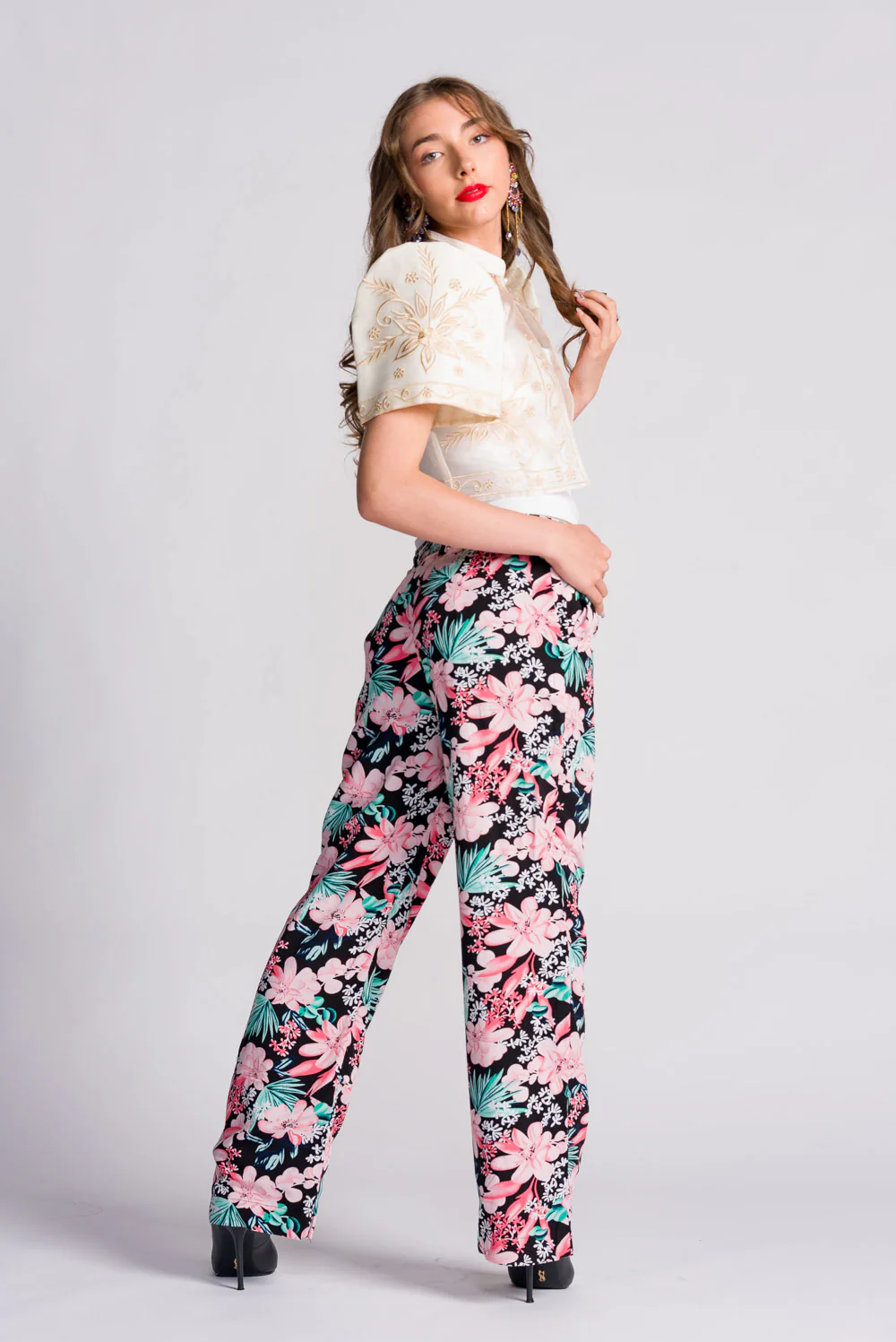 'Mutya' Filipiniana Bolero (Cream) - Image 12